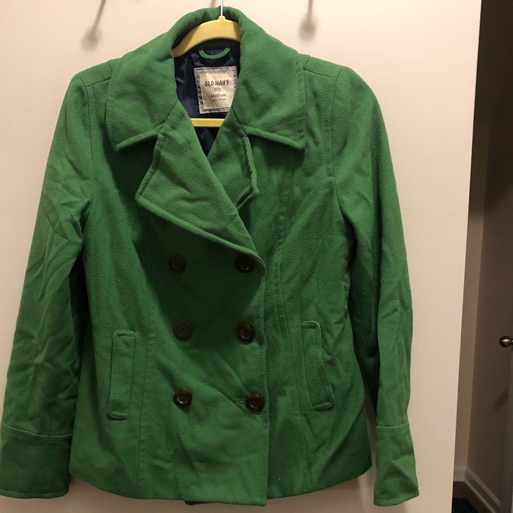 Green Pea Coat